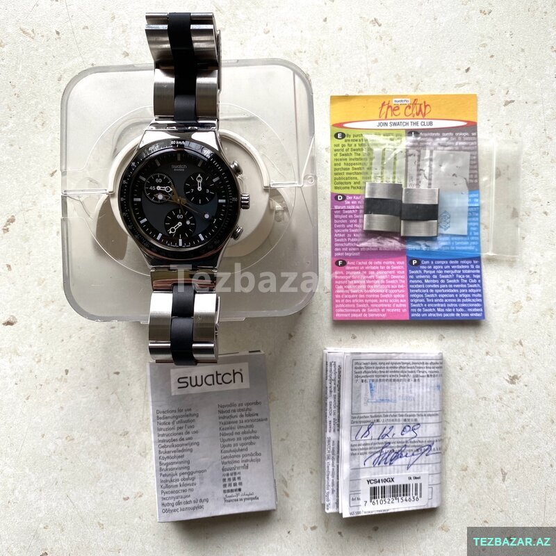 "Swatch speed up Yvs441g" qol saatı "Swatch speed up Yvs441g" qol saatı