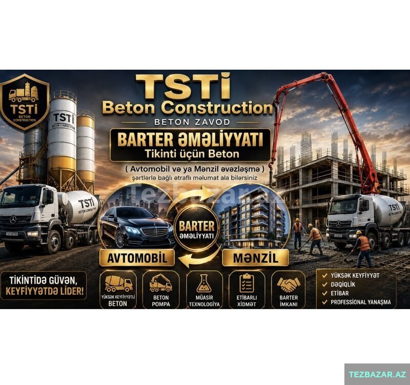 Beton Pompa , Barter Beton Pompa , Barter