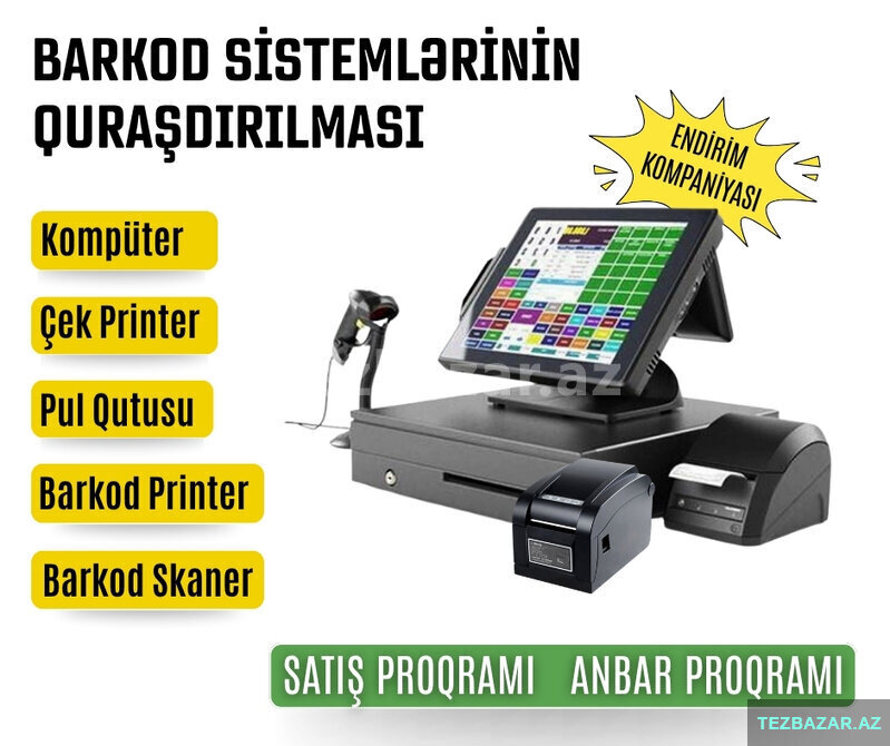 Barkod sistemlərinin quraşdırılması Barkod sistemlərinin quraşdırılması