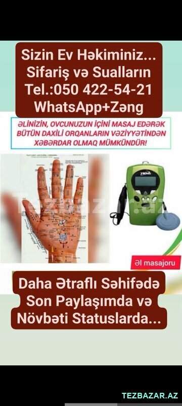 Akulayf Cihazı-müayinə və Müalicəedici Ev Həkiminiz Akulayf Cihazı-müayinə və Müalicəedici Ev Həkiminiz