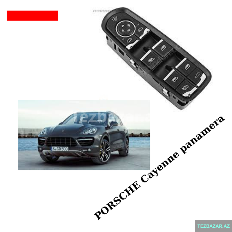 Porsche panamera üçün şüşə qaldıran knopka blok satılır Porsche panamera üçün şüşə qaldıran knopka blok satılır