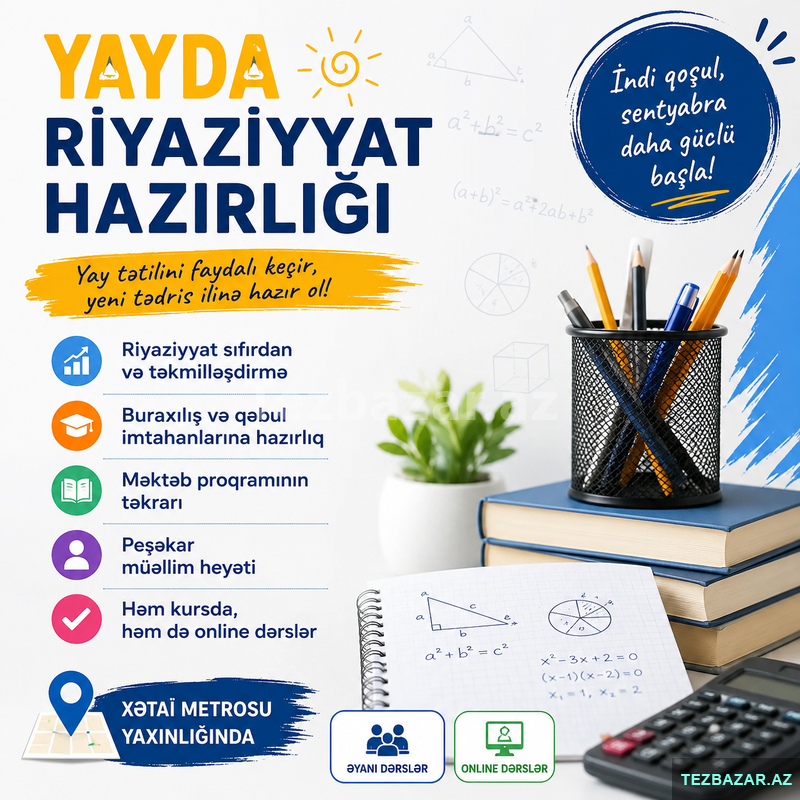 Yayda riyaziyyat hazırlığı Yayda riyaziyyat hazırlığı