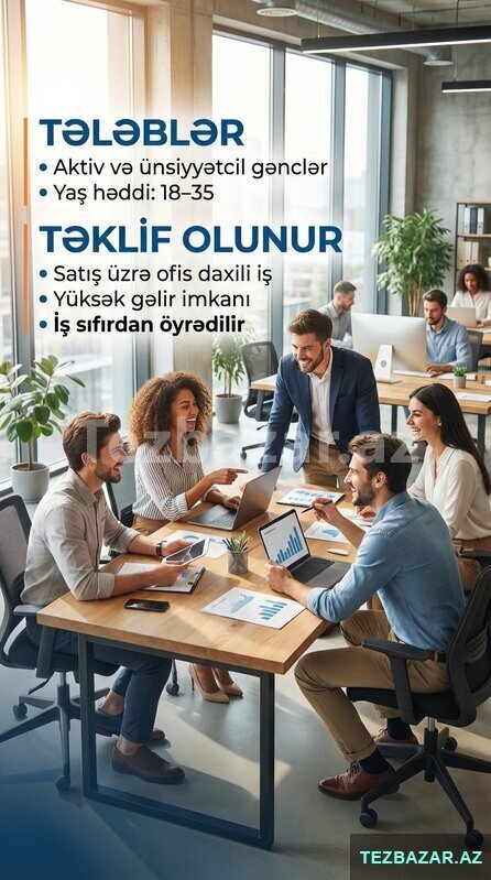 Satış meneceri axtarılır Satış meneceri axtarılır