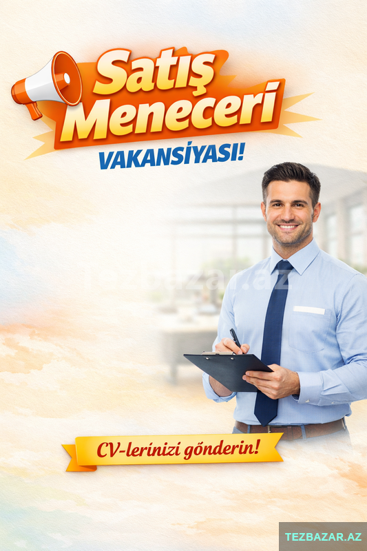 Satış Meneceri tələb olunur Satış Meneceri tələb olunur