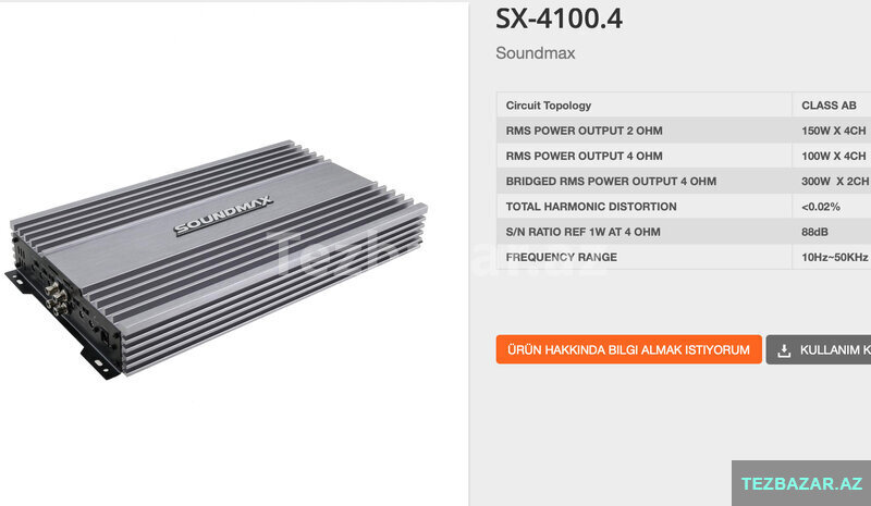 Səsgücləndirci Soundmax Səsgücləndirci Soundmax