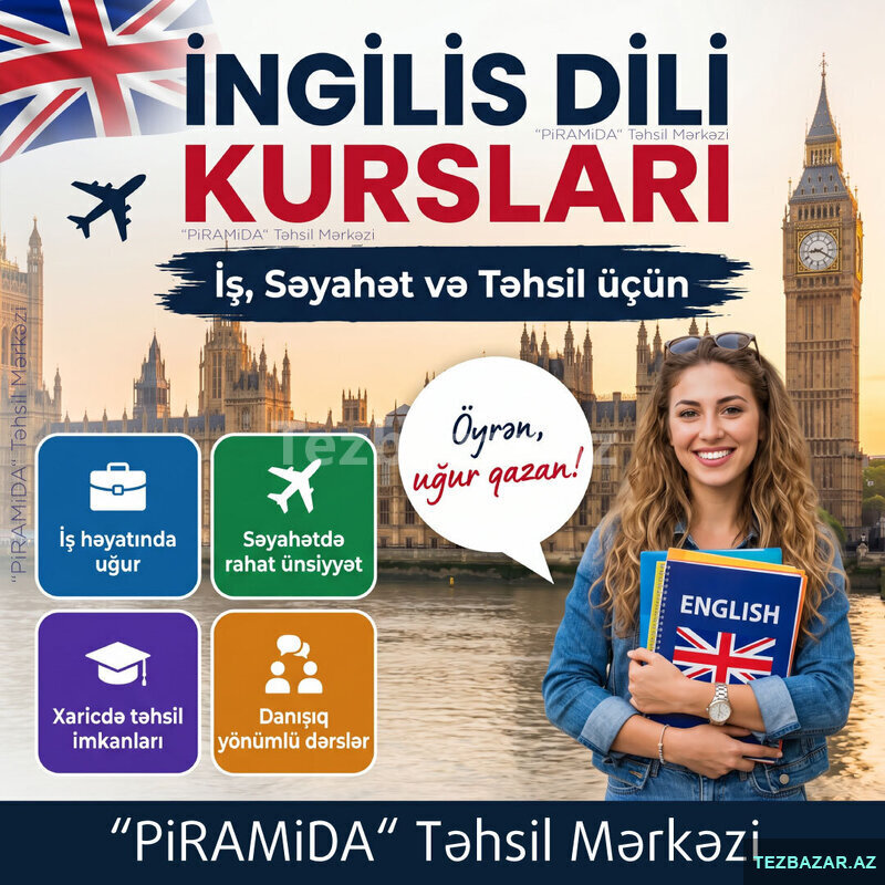 İngilis dili kursları iş, səyahət və təhsil üçün İngilis dili kursları iş, səyahət və təhsil üçün