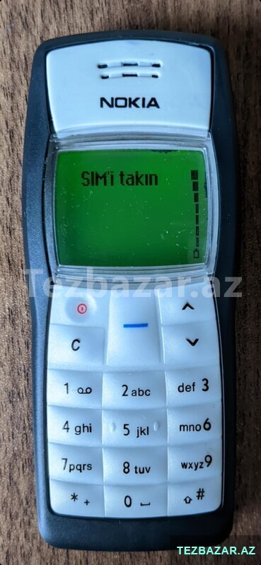 Nokia modell: 1100 əla vəziyyətdə orijinaldir Nokia modell: 1100 əla vəziyyətdə orijinaldir