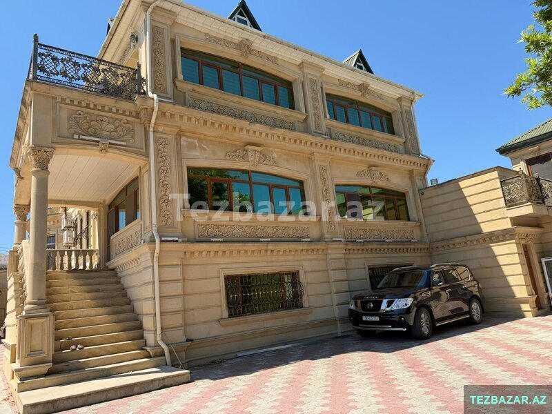 Novxanıda 20 sot sahəsi olan 3 mərtəbəli villa kirayə verili Novxanıda 20 sot sahəsi olan 3 mərtəbəli villa kirayə verili