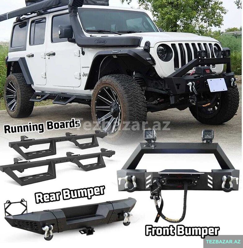 Jeep Wrangler bufer padnoska dəsti Jeep Wrangler bufer padnoska dəsti