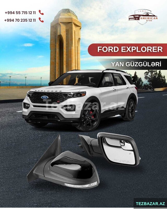 Ford explorer yan güzgüləri Ford explorer yan güzgüləri