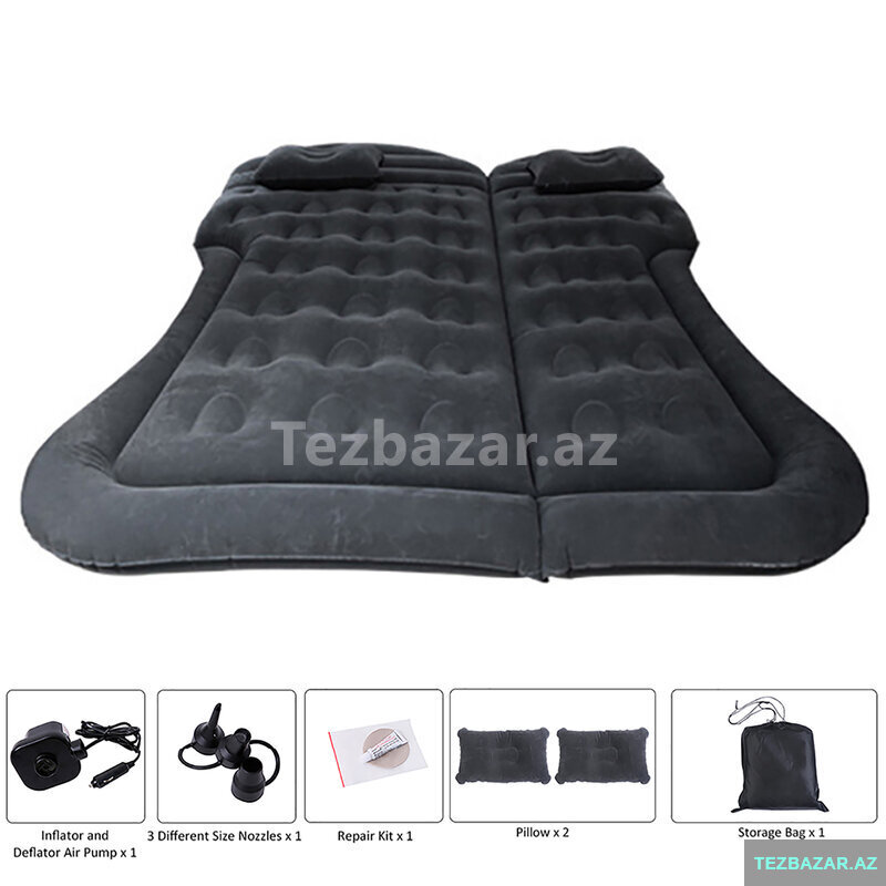 Avtomobil üçün şişmə hava döşəyi 180x130 sm ölçüdədir və uzu Avtomobil üçün şişmə hava döşəyi 180x130 sm ölçüdədir və uzu