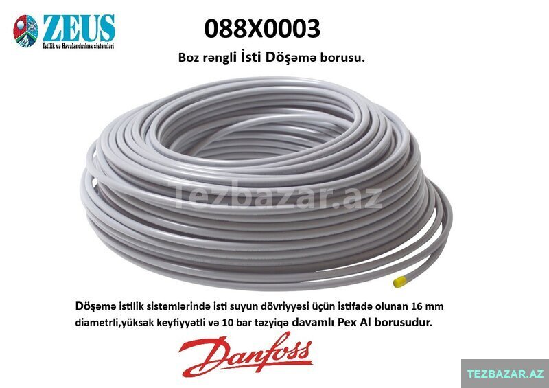 Boru Pe-rt 16x2 boz Danfoss Boru Pe-rt 16x2 boz Danfoss