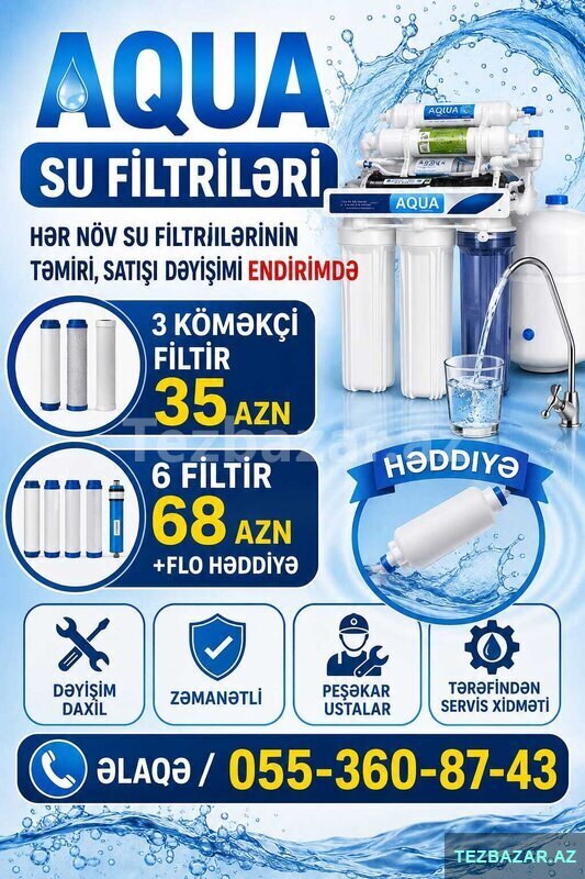 Su filtirlərinin servisi Su filtirlərinin servisi
