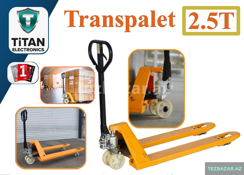 Transpalet White Nylon wheels Transpalet White Nylon wheels