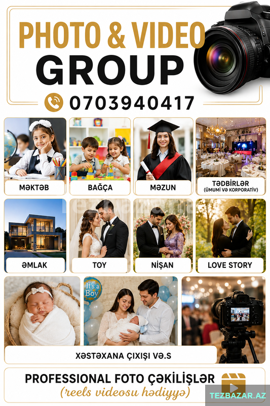 Foto Video çəkiliş Foto Video çəkiliş