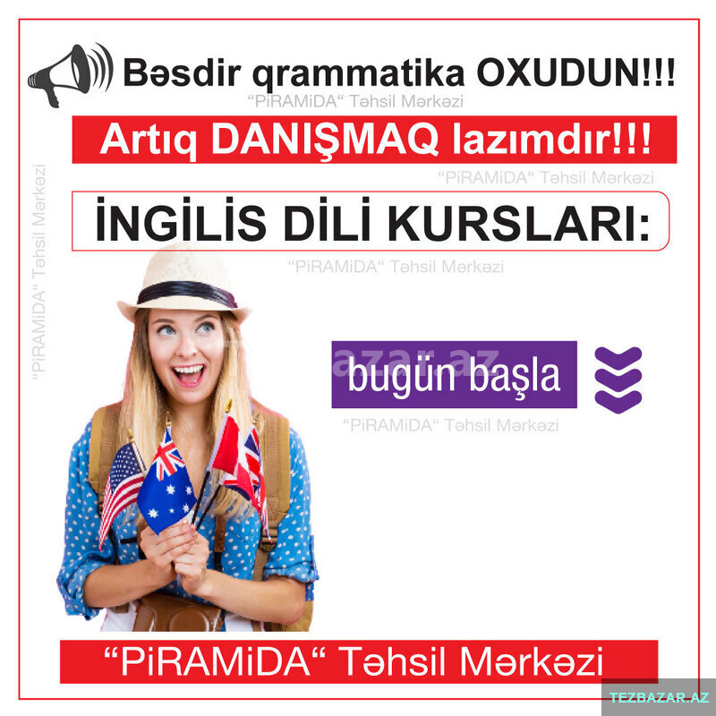 İngilis dili kursları 0-dan mükəmməl səviyyəyə qədər İngilis dili kursları 0-dan mükəmməl səviyyəyə qədər