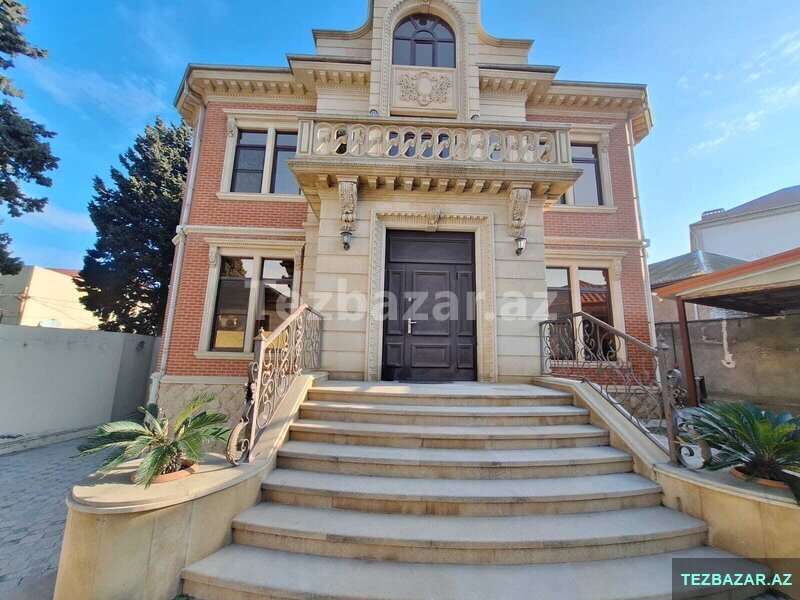 Satılır 4 otaqlı həyət evi 420 m², Avtovağzal m Satılır 4 otaqlı həyət evi 420 m², Avtovağzal m