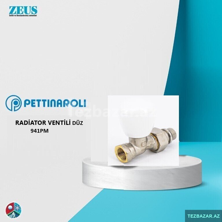 Ventil Radiator Düz Pettinaroli Ventil Radiator Düz Pettinaroli