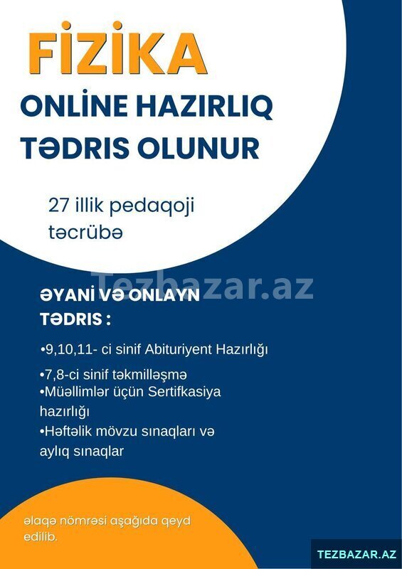 Fizika hazırlıq Fizika hazırlıq