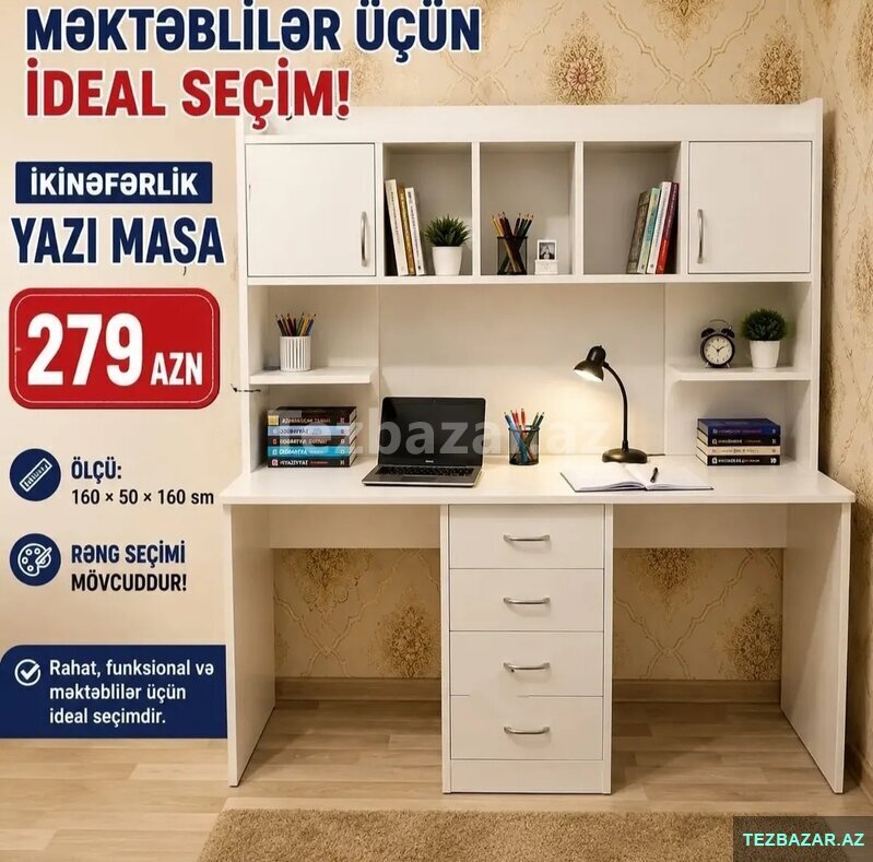 2neferlik yazi masasi 2neferlik yazi masasi