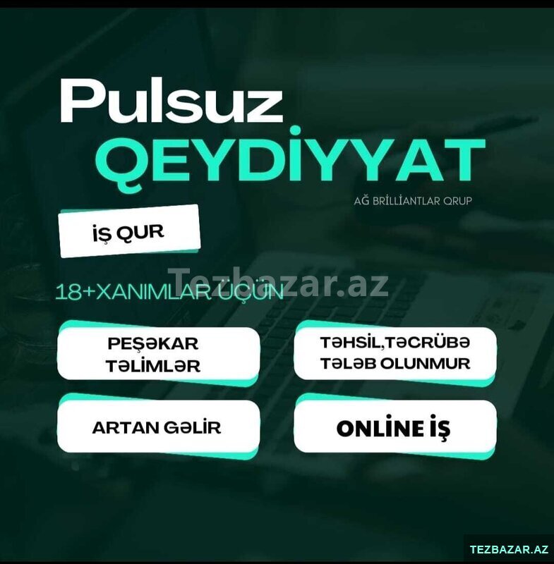 Online is xanimlar ucun Online is xanimlar ucun