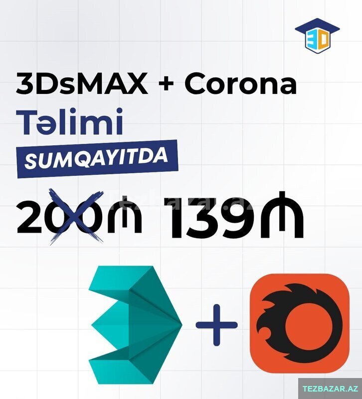 3dsmax+corona proqramını peşəkar səviyyədə öyrən 3dsmax+corona proqramını peşəkar səviyyədə öyrən