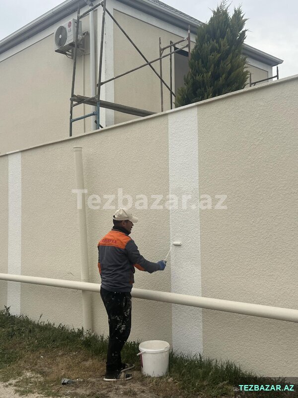 Peşəkar Fasad İşləri – Tarsofka və Silikonlu Boya Peşəkar Fasad İşləri – Tarsofka və Silikonlu Boya