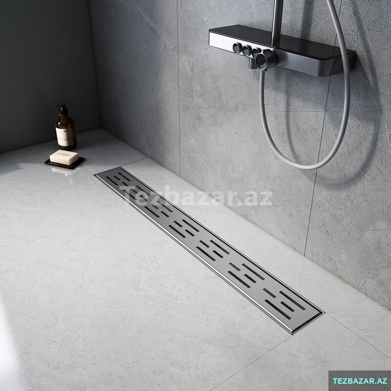 Paslanmaz linear (duş kanalı) döşəmə trapı Paslanmaz linear (duş kanalı) döşəmə trapı