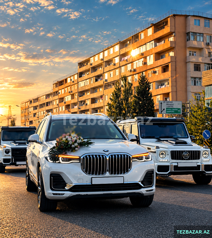 bəy gəlin maşını bmw x7 bəy gəlin maşını bmw x7