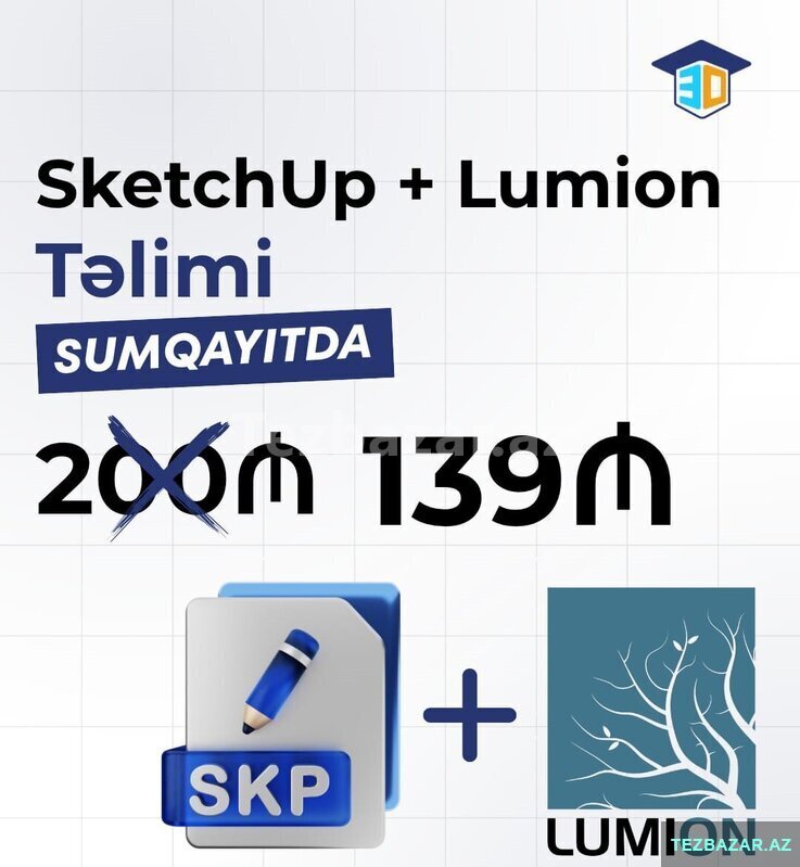 Sketchup+ Lumion təlimi Sketchup+ Lumion təlimi