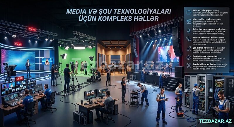 Səs,ışıq və studiya avadanlıqları satışı və quraşdırılması Səs,ışıq və studiya avadanlıqları satışı və quraşdırılması
