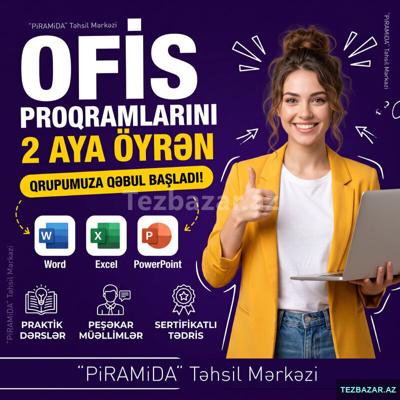 Kompüter kursu sıfırdan peşəkar istifadəyə Kompüter kursu sıfırdan peşəkar istifadəyə