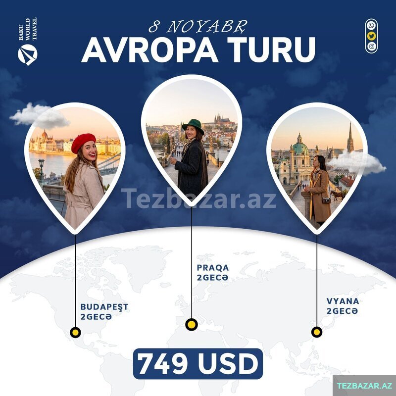 1 nəfərlik Avropa turu 1 nəfərlik Avropa turu