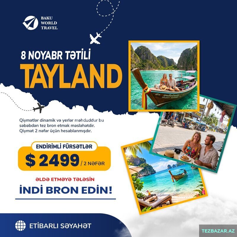 2 nəfərlik Tayland turu 2 nəfərlik Tayland turu