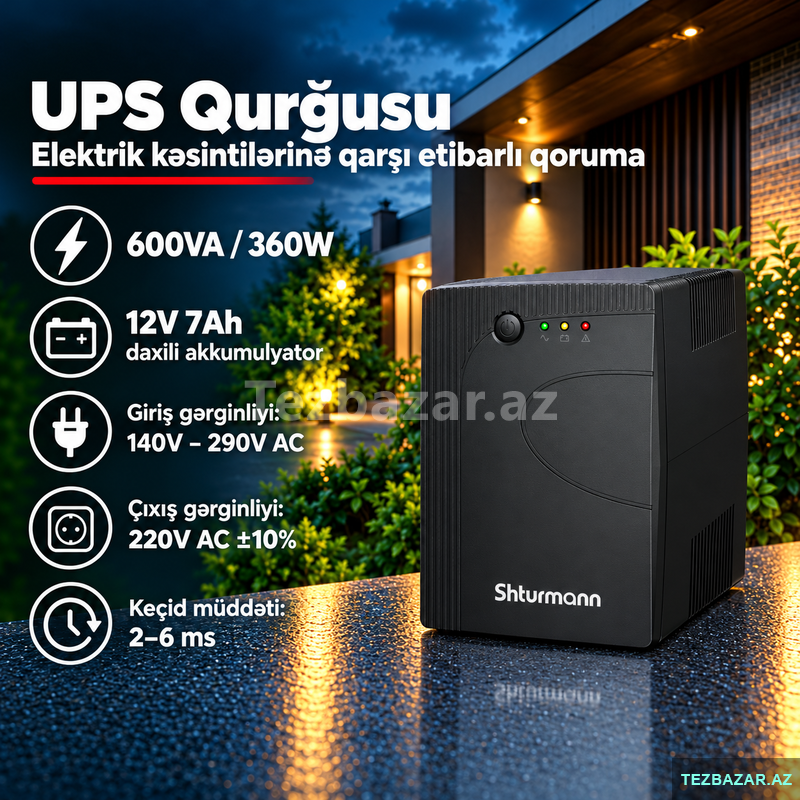 shturmann apex 600va / 360w – Line Interactive ups shturmann apex 600va / 360w – Line Interactive ups
